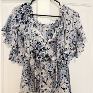 Maxi Dress Floral Print Size SMALL